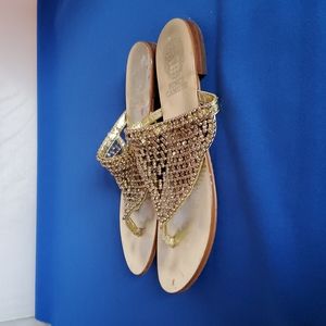 Vince Camuto womens Gold sandals